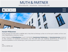 Tablet Screenshot of muth-partner.de